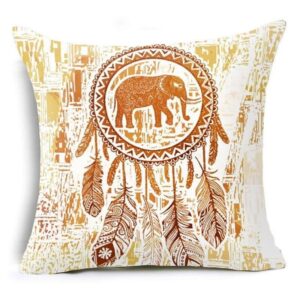 Kussenhoes Dromenvanger Olifant Bruin
