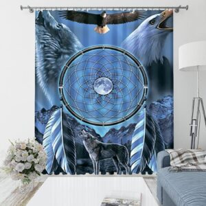 Gordijnen Dromenvanger Adelaar & Wolf Blauw